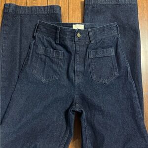 Sezane trouser jeans indigo